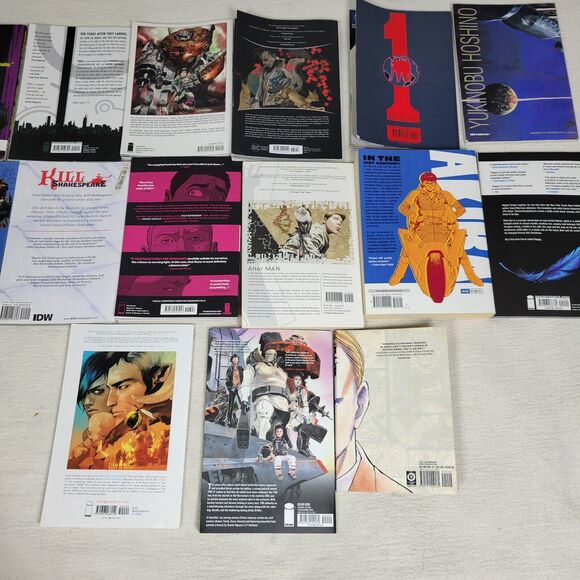 Graphic Novels Lot Manga Comic Book Books Plat Ascender Sandman Akira Happy - Picture 12 of 16